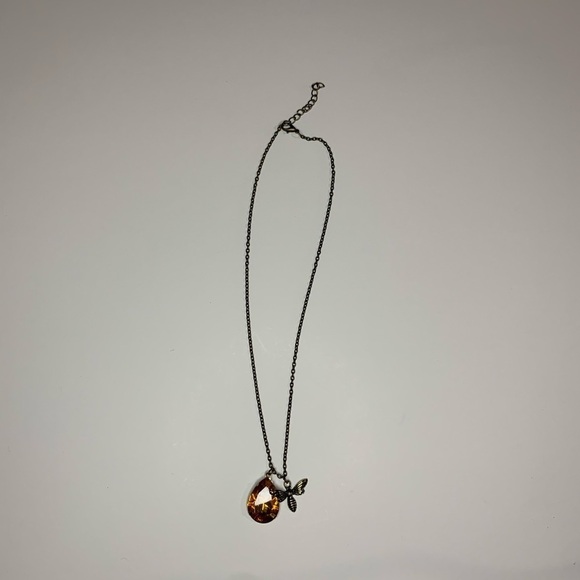 💸Bee and Stone Bronze Necklace💸 - Picture 3 of 8